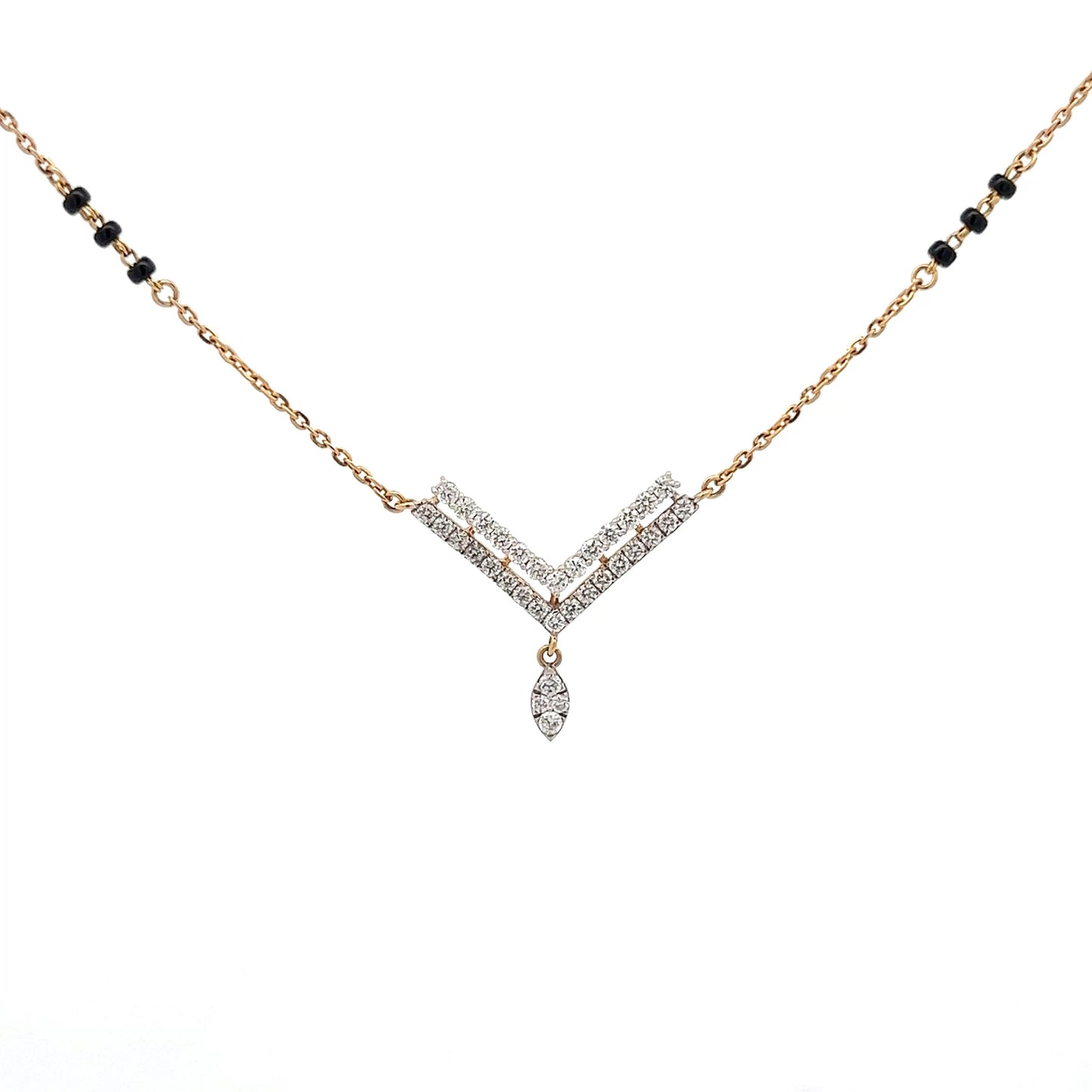 Natural Diamond Mangalsutra