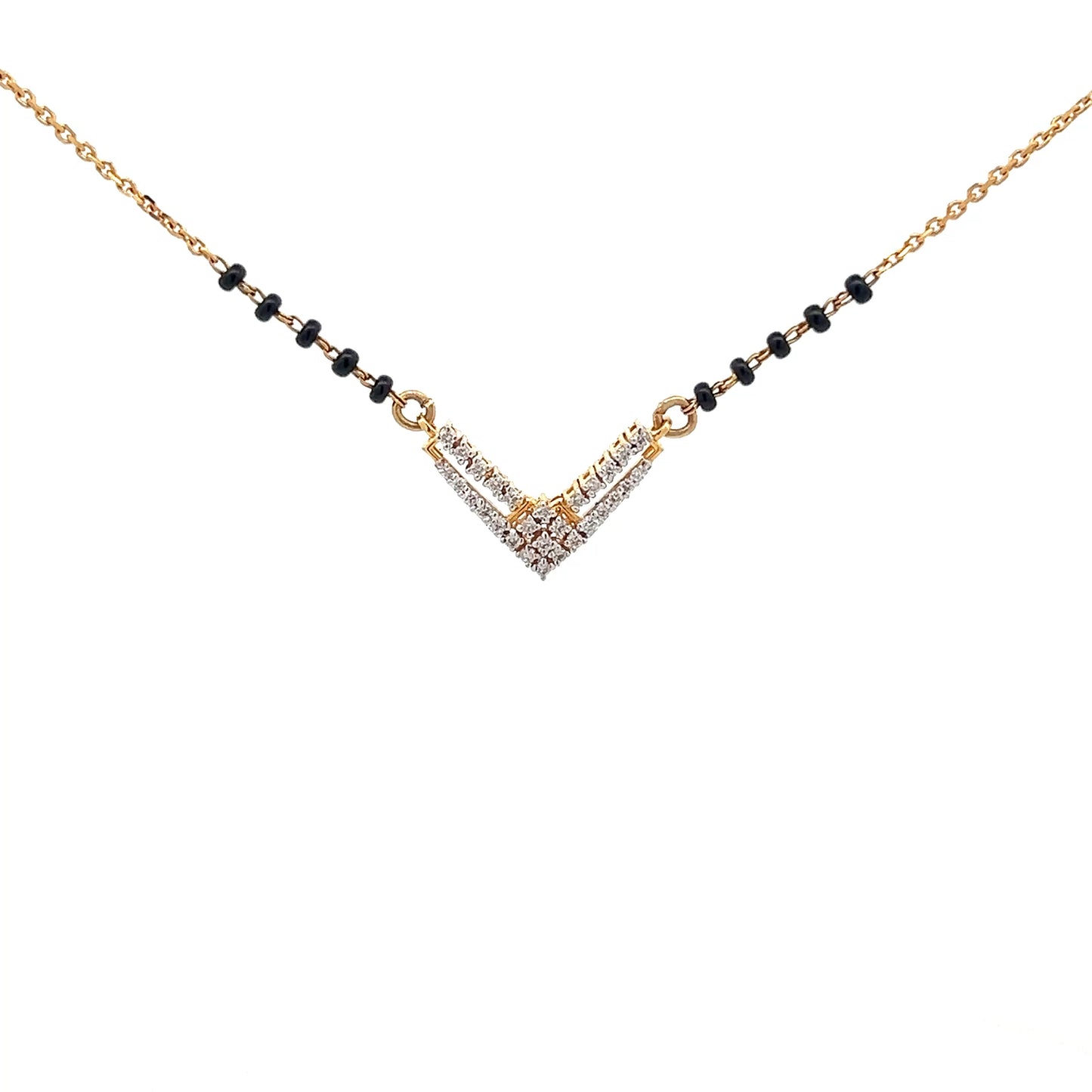 Natural Diamond Mangalsutra