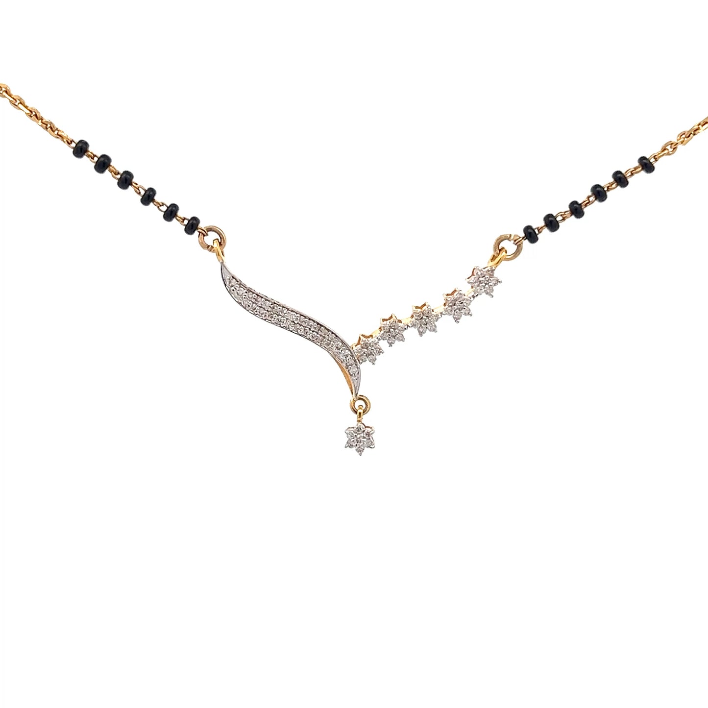 Natural Diamond Mangalsutra