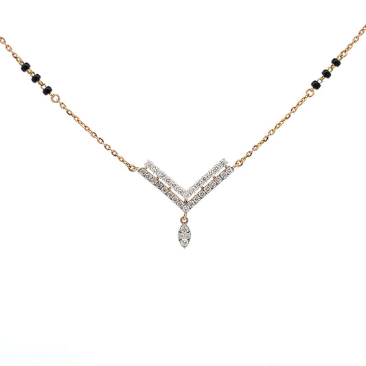 Natural Diamond Mangalsutra