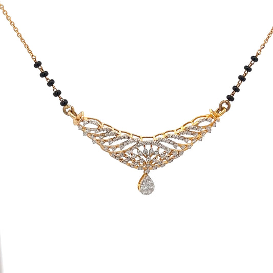 Natural Diamond Mangalsutra