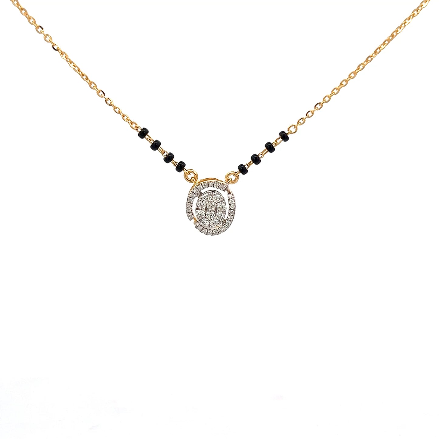 Natural Diamond Mangalsutra
