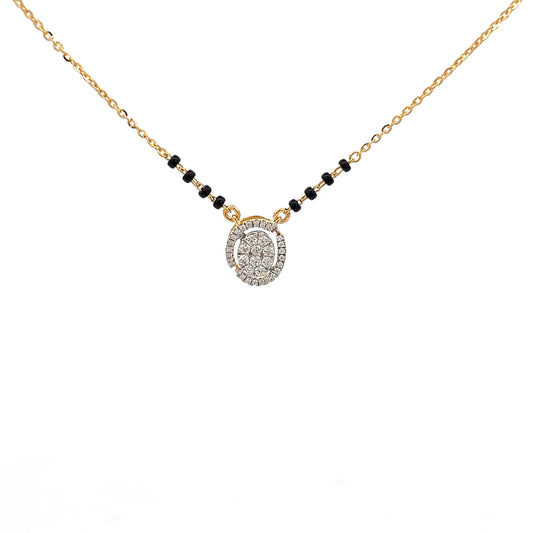 Natural Diamond Mangalsutra