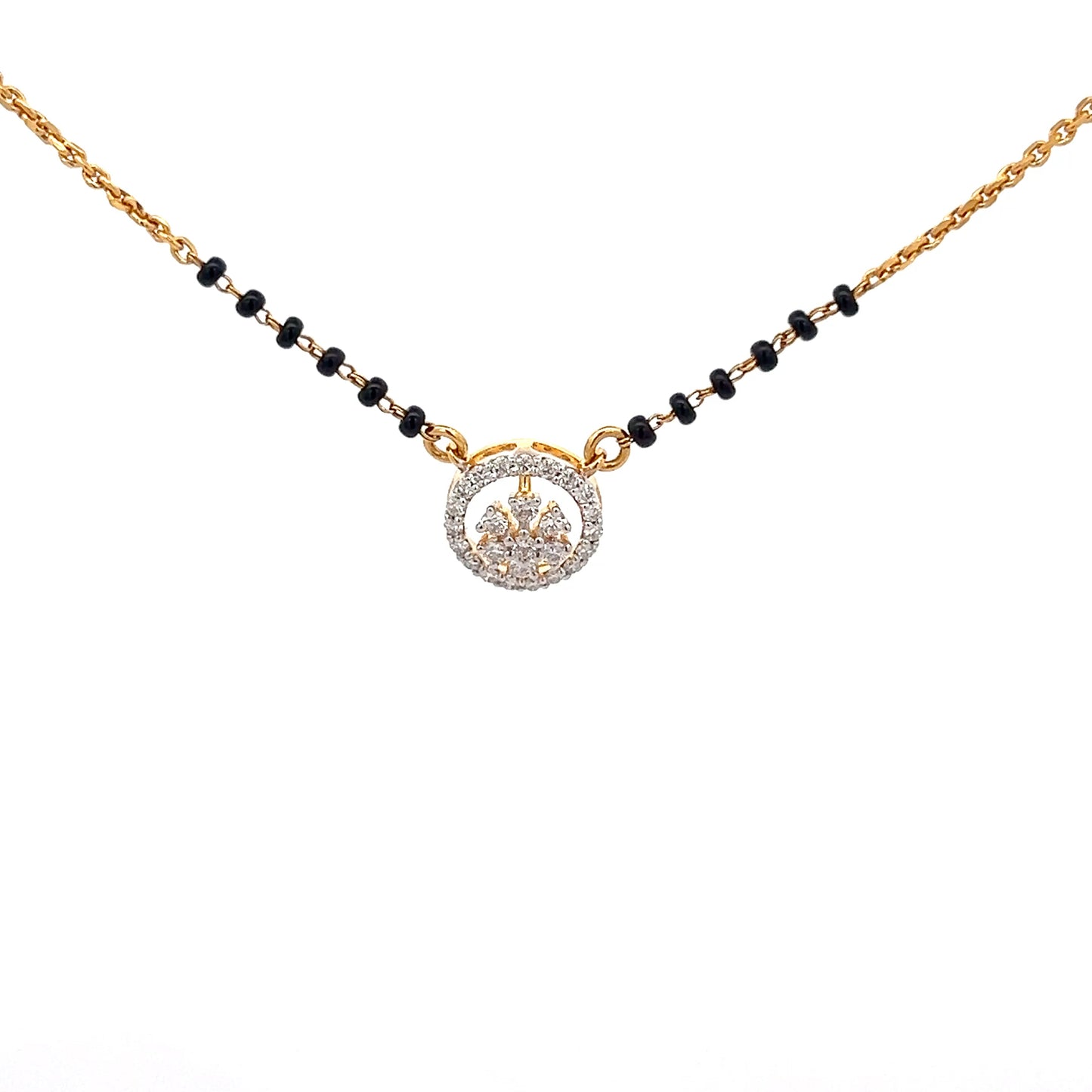 Natural Diamond Mangalsutra