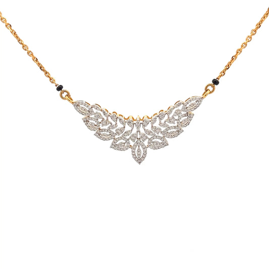 Natural Diamond Mangalsutra