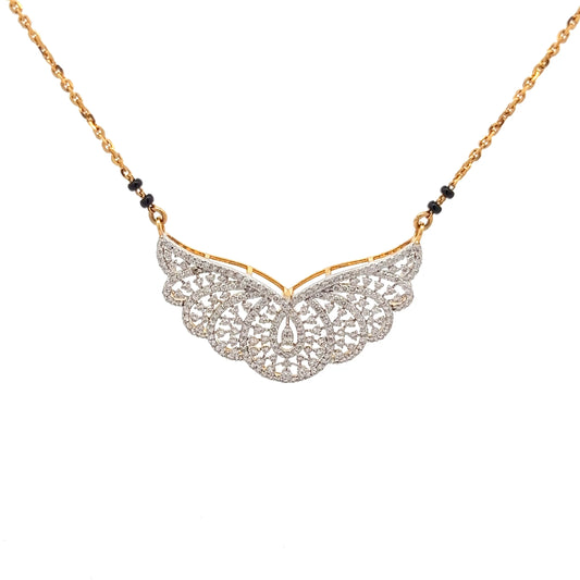 Natural Diamond Mangalsutra