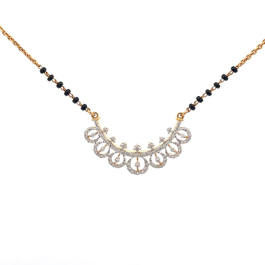 Natural Diamond Mangalsutra